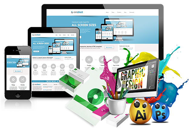 Responsive Designing, Graphic Designing, Mobile Application Design & Developement